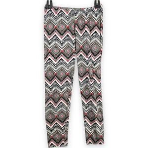 Just Be Womens Size Large Leggings Geometric Print